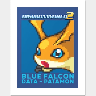 digimon world 2 blue falcon patamon Posters and Art